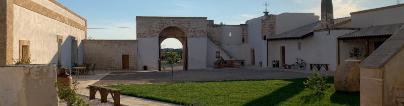 Apulia, İtalya'deki Masseria Trappeto Porto Cesareo Salento